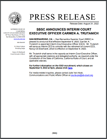 SBSC Announces Interim CEO Carmen A. Trutanich